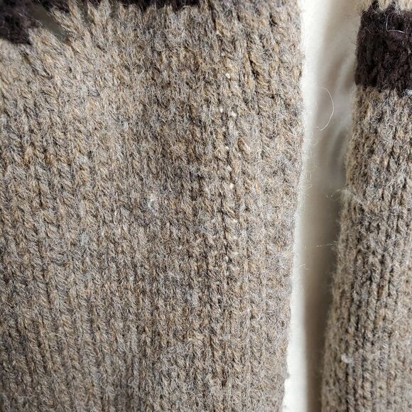 TWINS made in Italy wool blend open front‎ cardigan wool sweater M - Picture 4 of 8